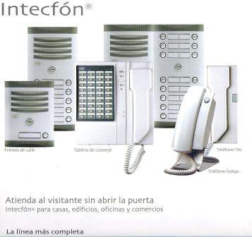 Interfones Intec.